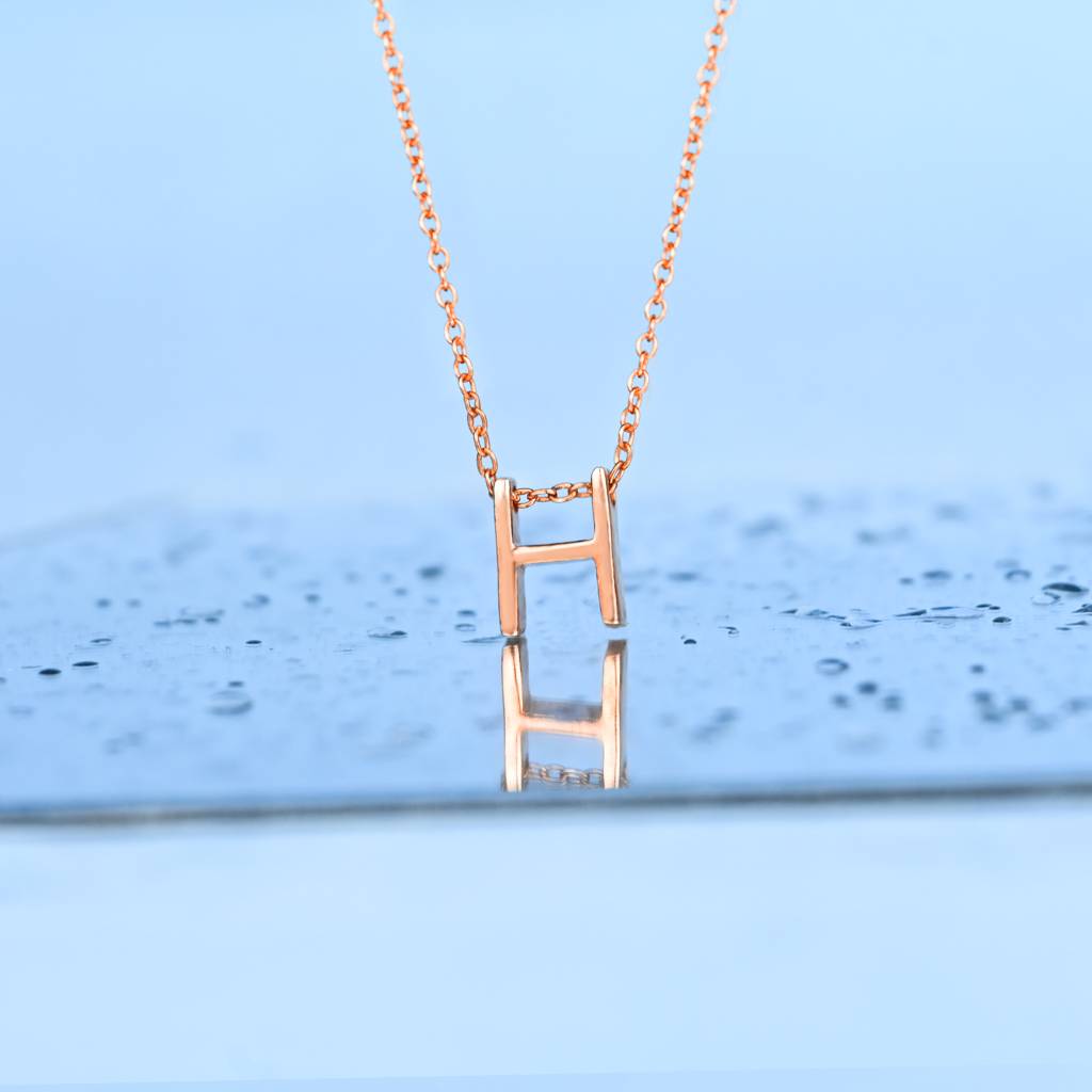 Harmony H Initial Necklace : CIN59