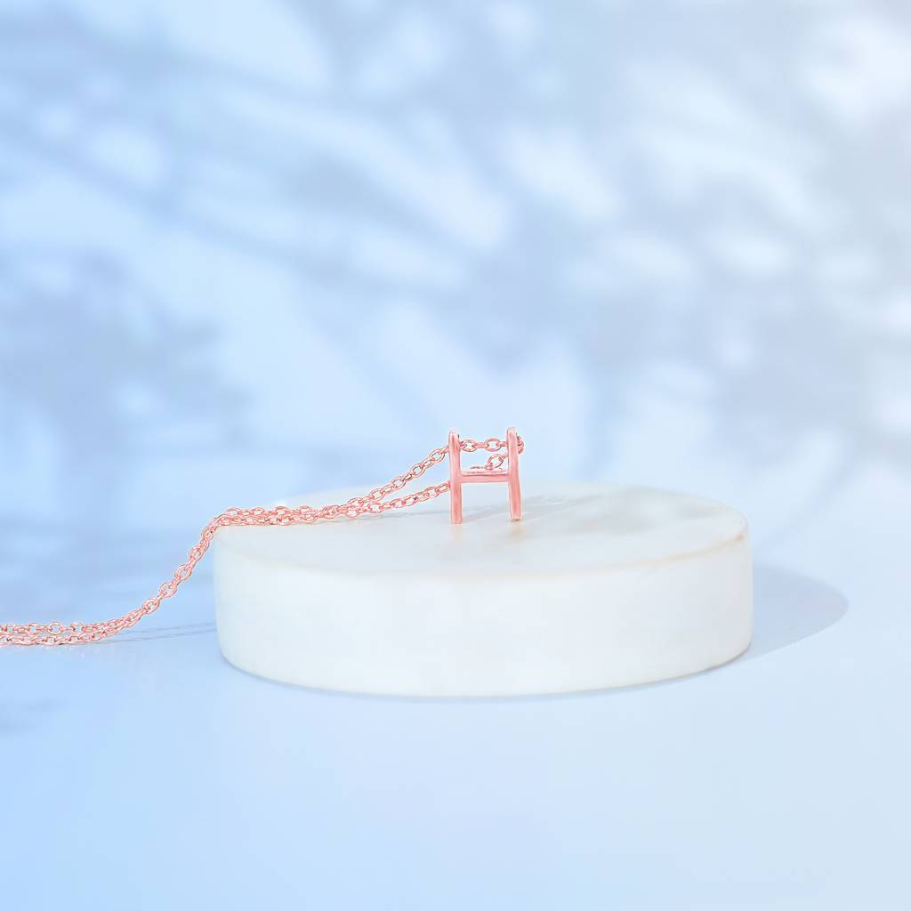 Harmony H Initial Necklace : CIN59