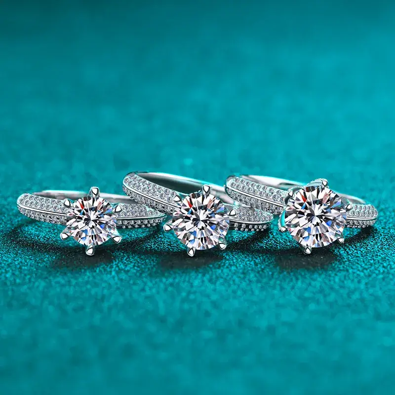 1 Ct Celestial Crown Moissanite Ring : BX420-J