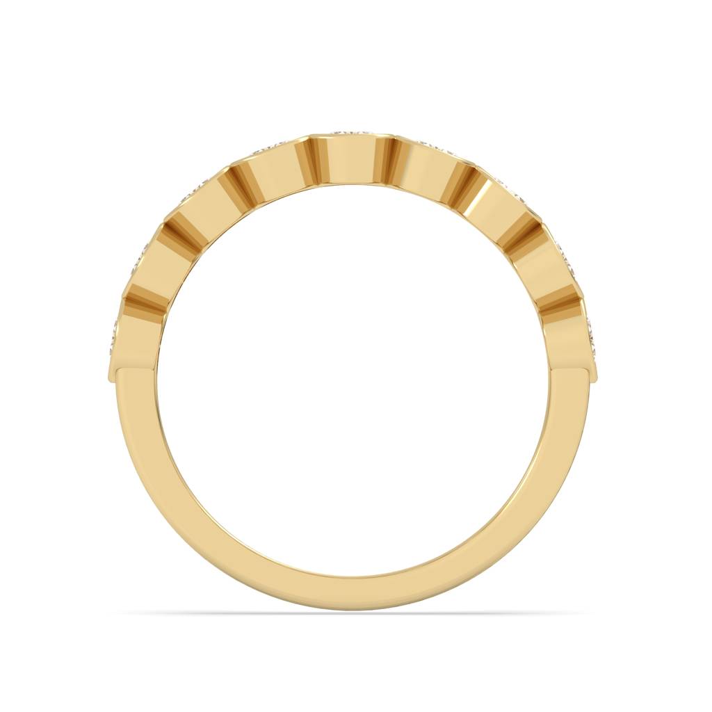 Oval Bezel Half Ring : SFJ0524LR-019