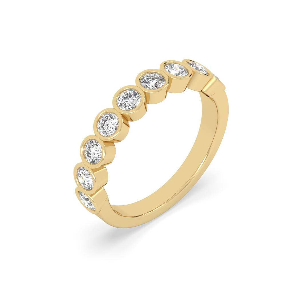 Round Bezel Half Ring : SFJ0524LR-021