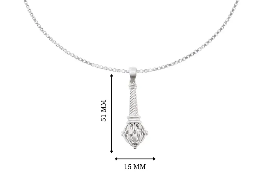 Lord Hanuman Gada Pendant Without Chain : SG030