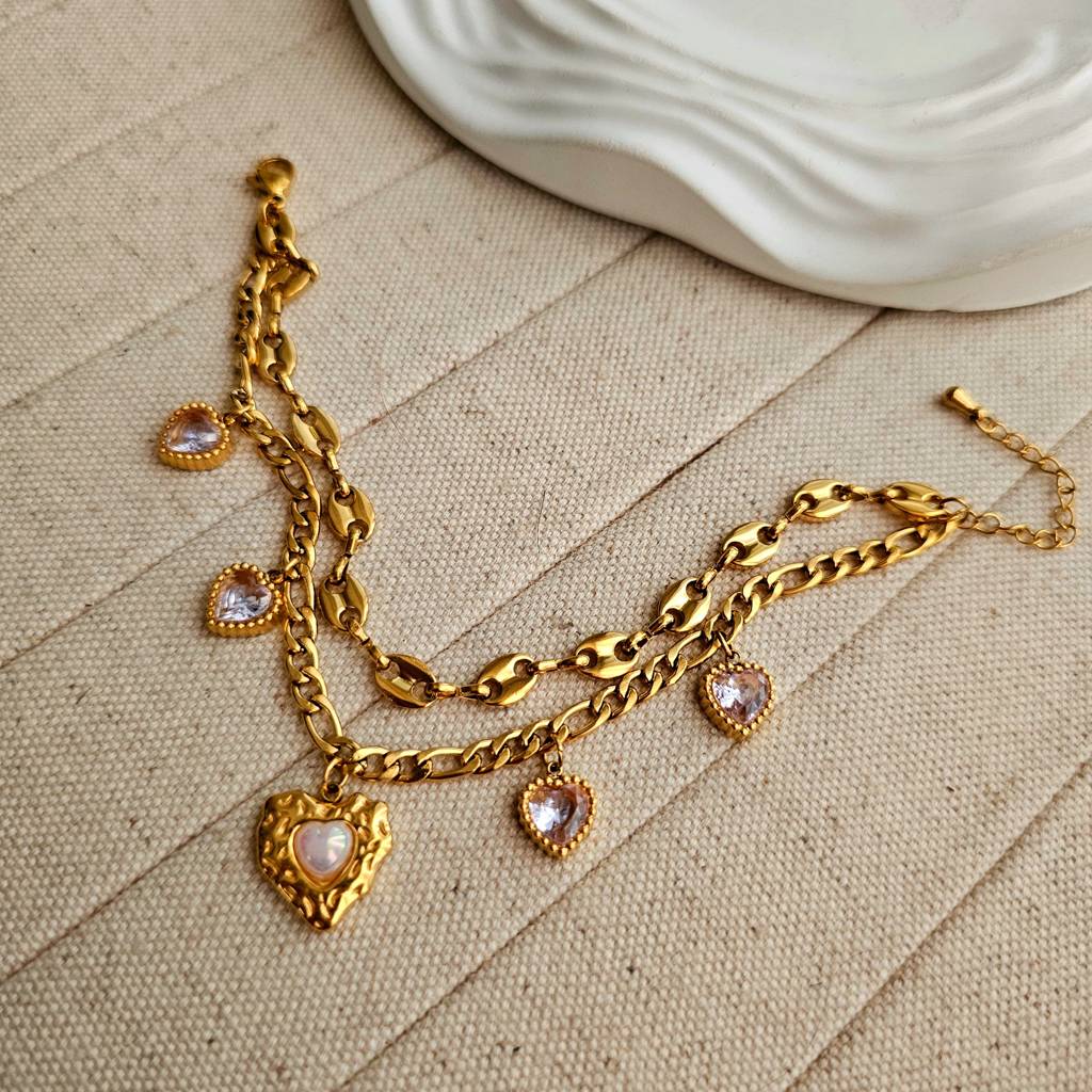 Harmony Heart Charm Bracelet Harmony Heart Charm Bracelet · Eternz