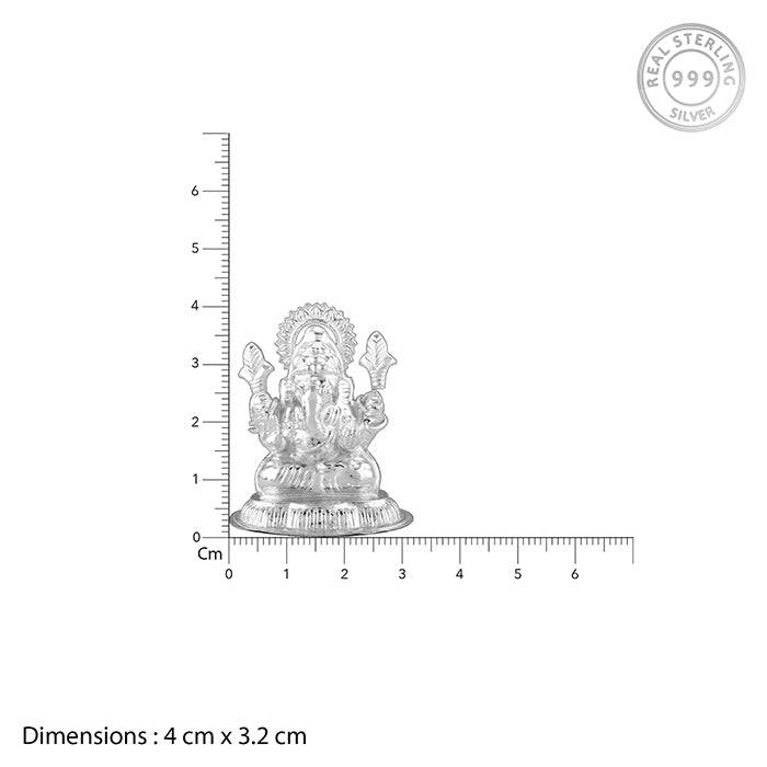 Silver Lakshmi Ganesh Idol Set : ID016ID017