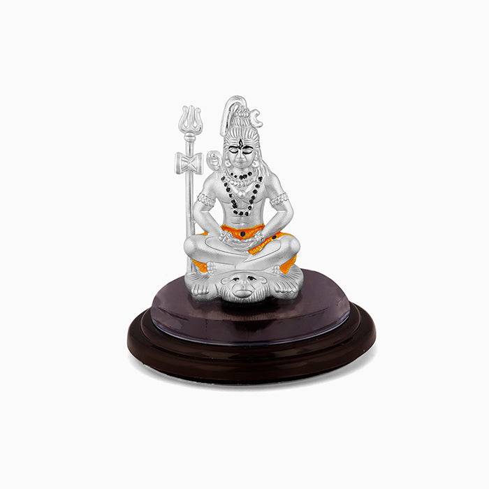 Giva 925 Silver Dual Tone Lotus Peetam| Gifts For Women And Men | With Certificate Of Authenticity A : ID048
