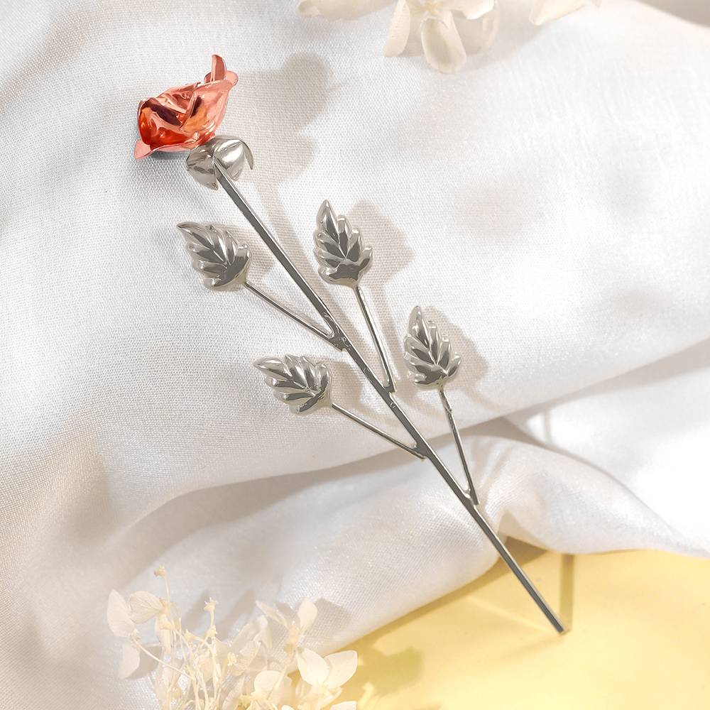Giva 925 Silver Dual Tone Rosie Lapel Pin : ID055