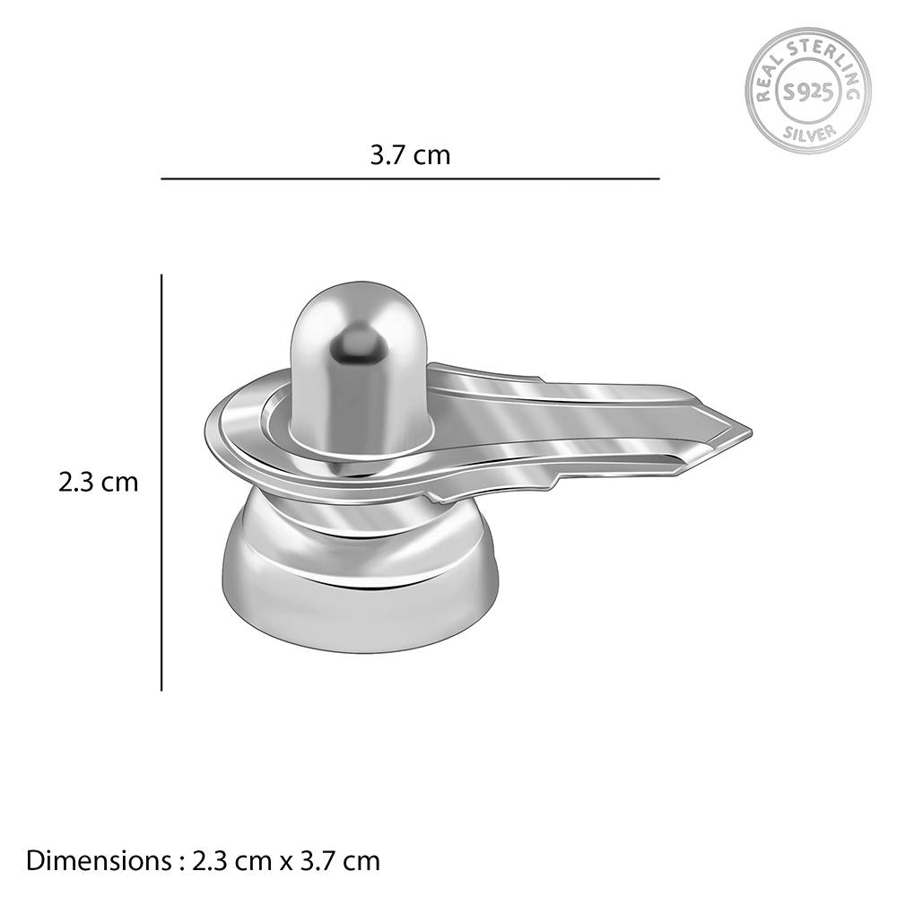 Giva 925 Silver Shivling Idol : ID059