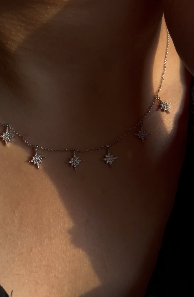 Bailey Star Necklace In 925 Silver : IJNK032