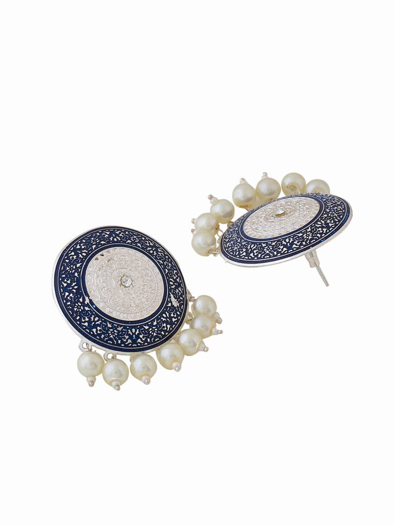 Falak Silver Studs : ABACE10