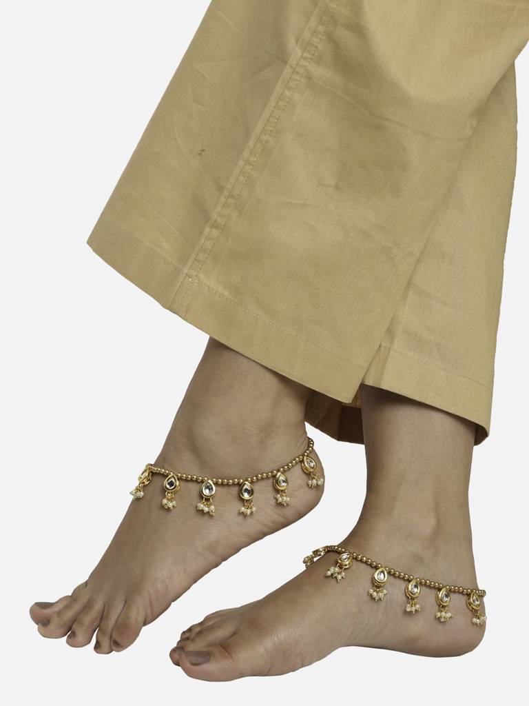Gold Anklets (Set Of 2) : RUBYM87