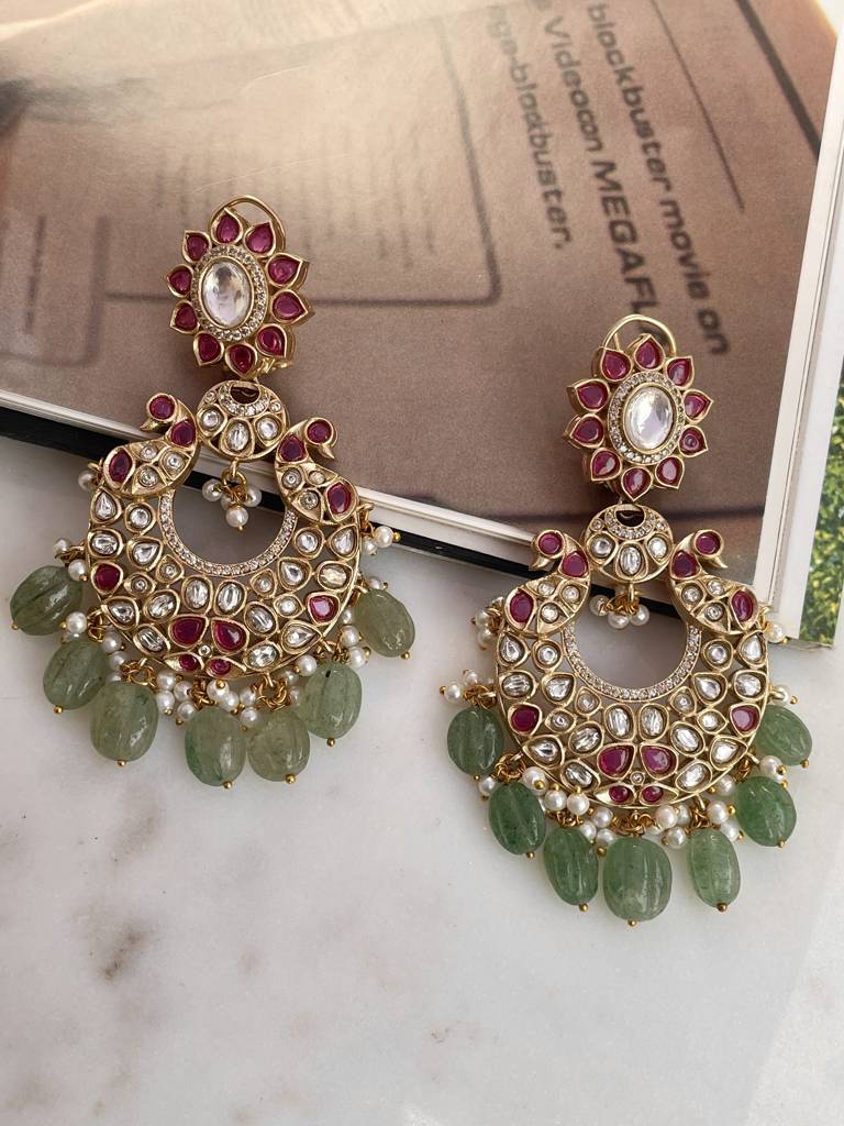 Mandakini Polki Chaandbaali Earrings : ER267