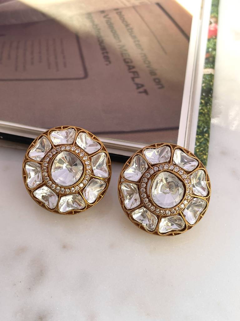 Charvi Moissanite Stud Earrings : ER269