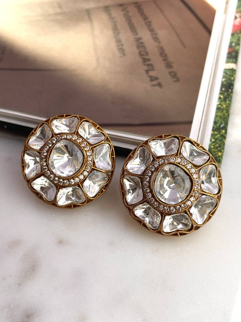 Charvi Moissanite Stud Earrings : ER269
