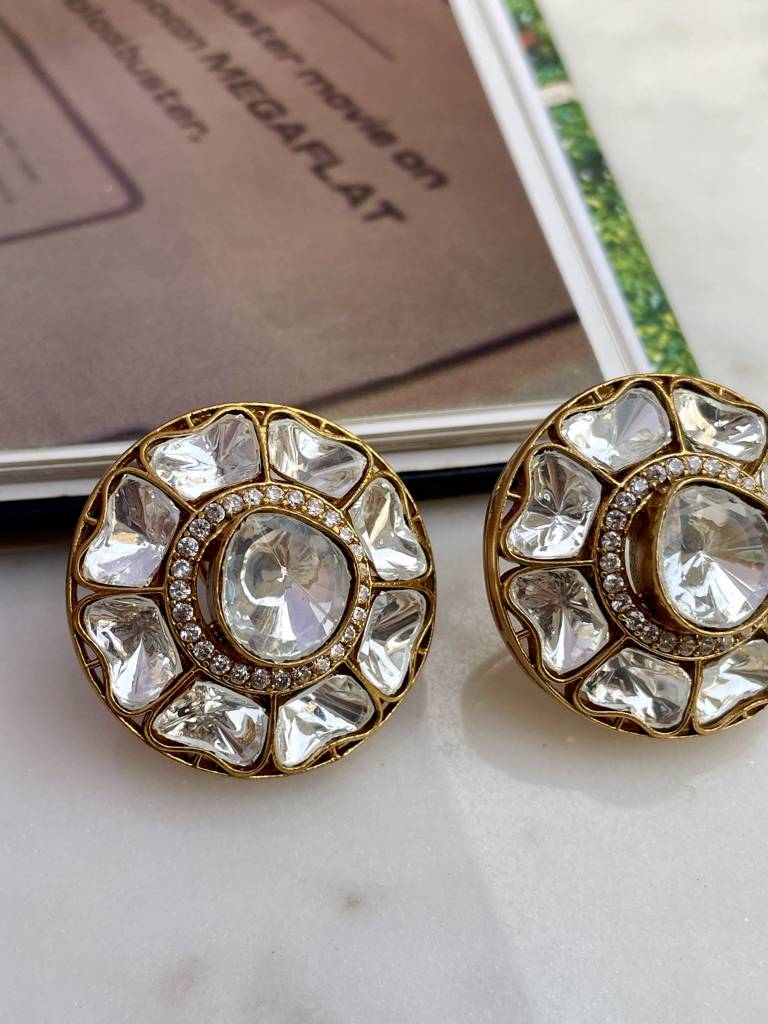 Charvi Moissanite Stud Earrings : ER269