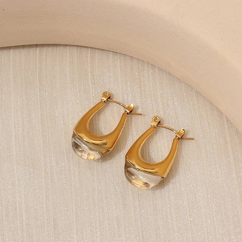 18Kt Gold Plated Bali Raisin Hoop Earrings, Remy : INREMY