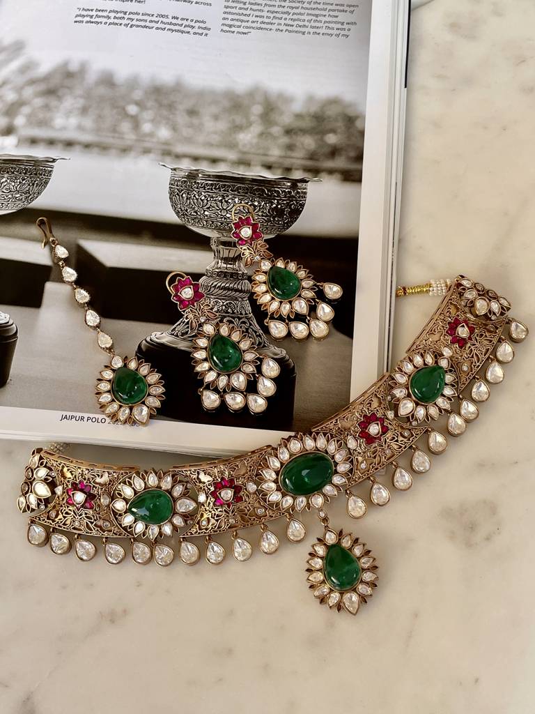 Amina Necklace Set : NK256