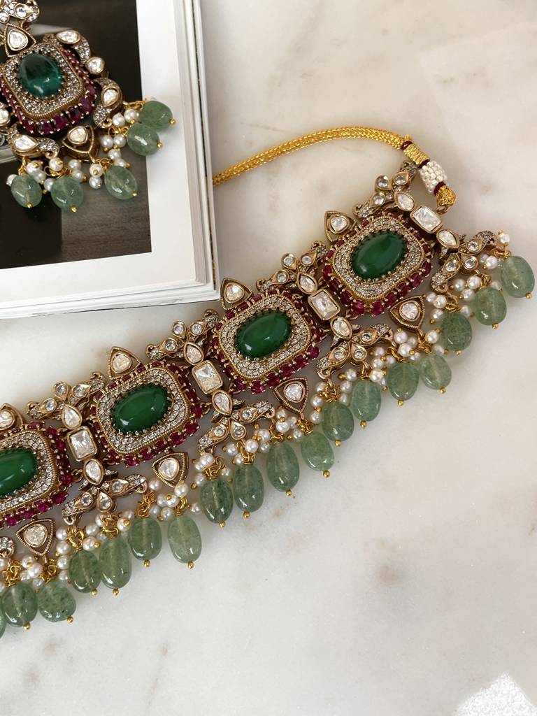 Samaira Choker Necklace Set : NK252