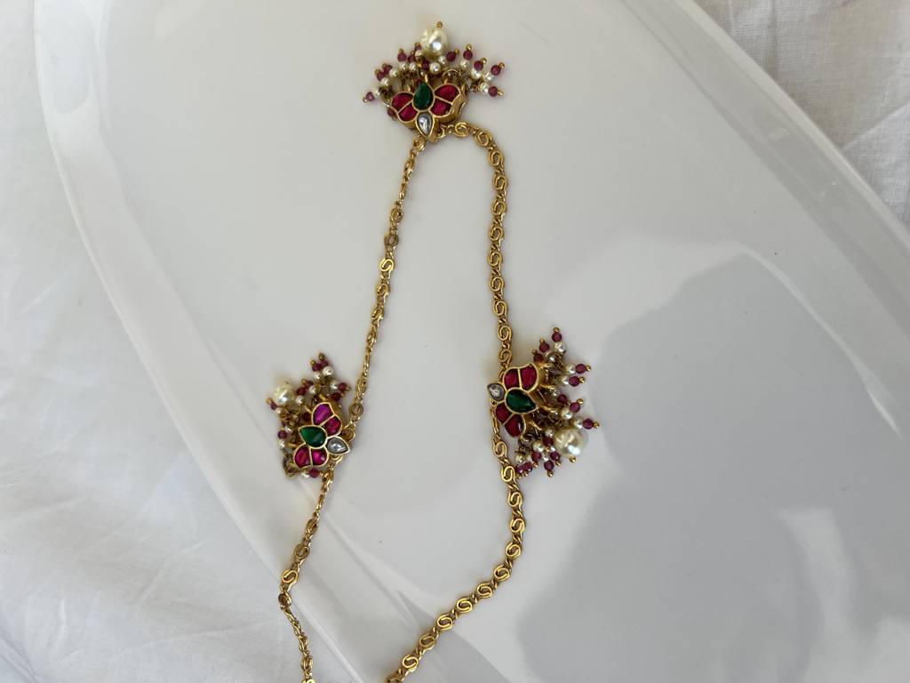 Avira Jadau Necklace : BJNK0152-aviranecklace