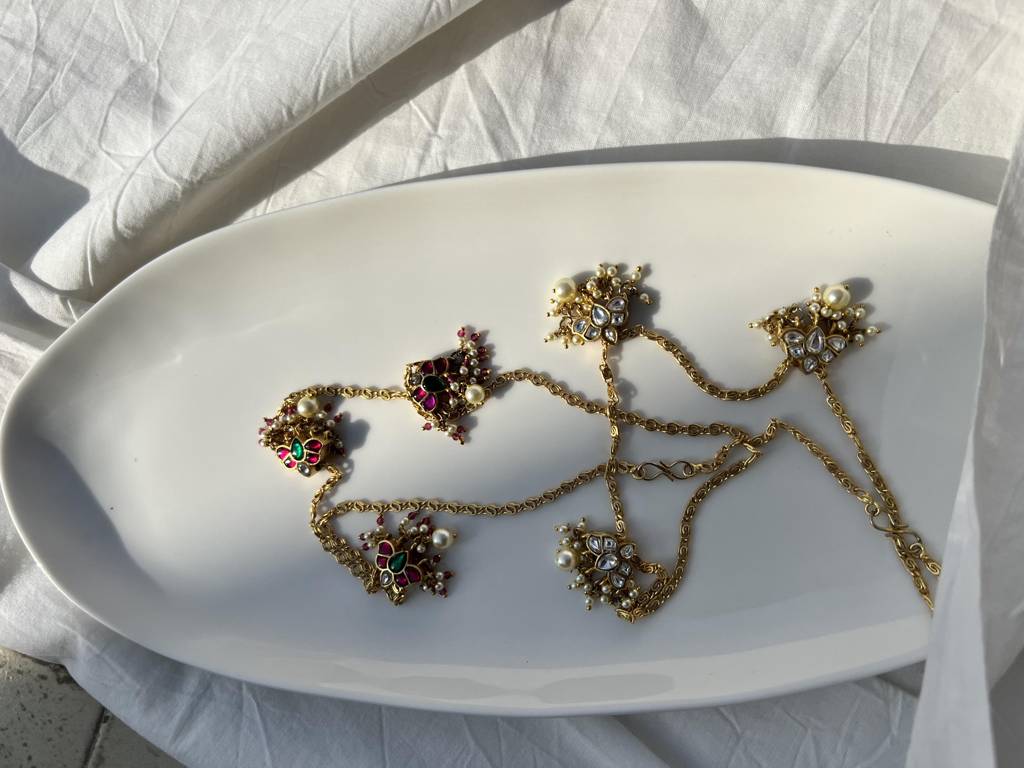 Avira Jadau Necklace : BJNK0152-aviranecklace