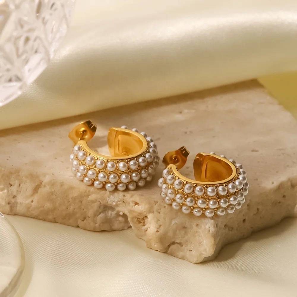 18K Margaret Hoop Earrings