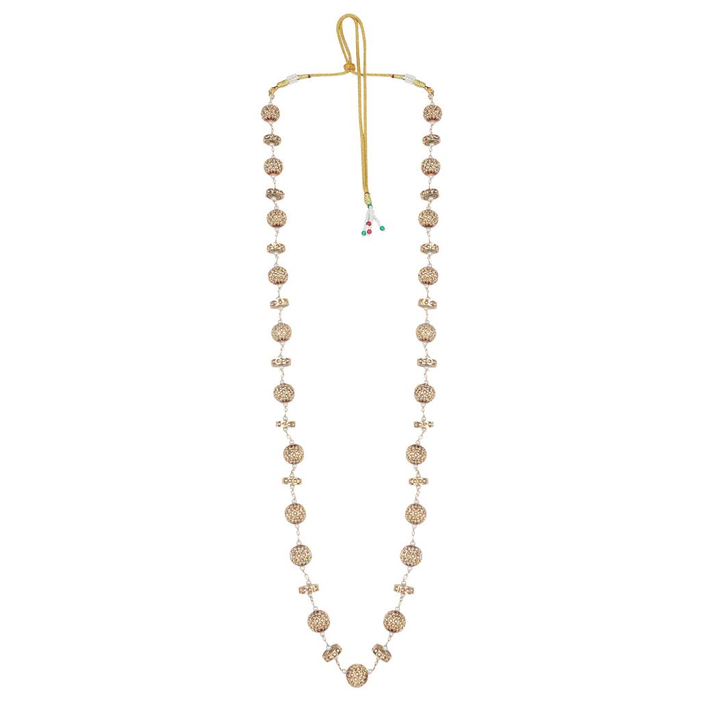 Timeless Single-Line Sona Moti Necklace : RMQJ0241