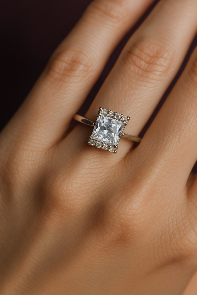Vega Princess Cut Ring : VegaPrincessCutRing