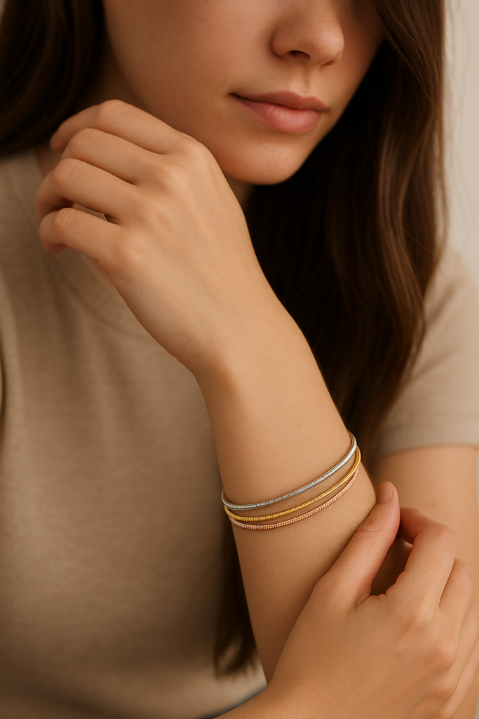 Apollo Three Tone Bracelet : ApolloThreeToneBracelet