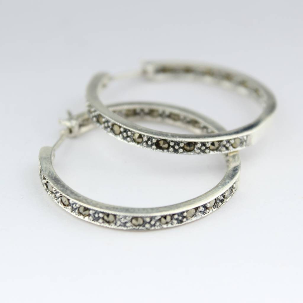 925 Pure Silver Hoops-Twp1097 : TWP1097