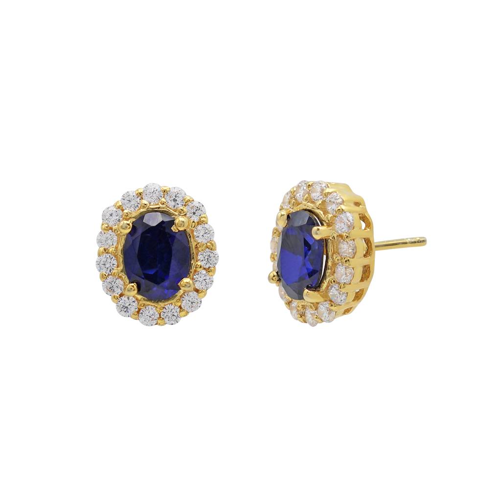 Blue Mirage Studs : E2573