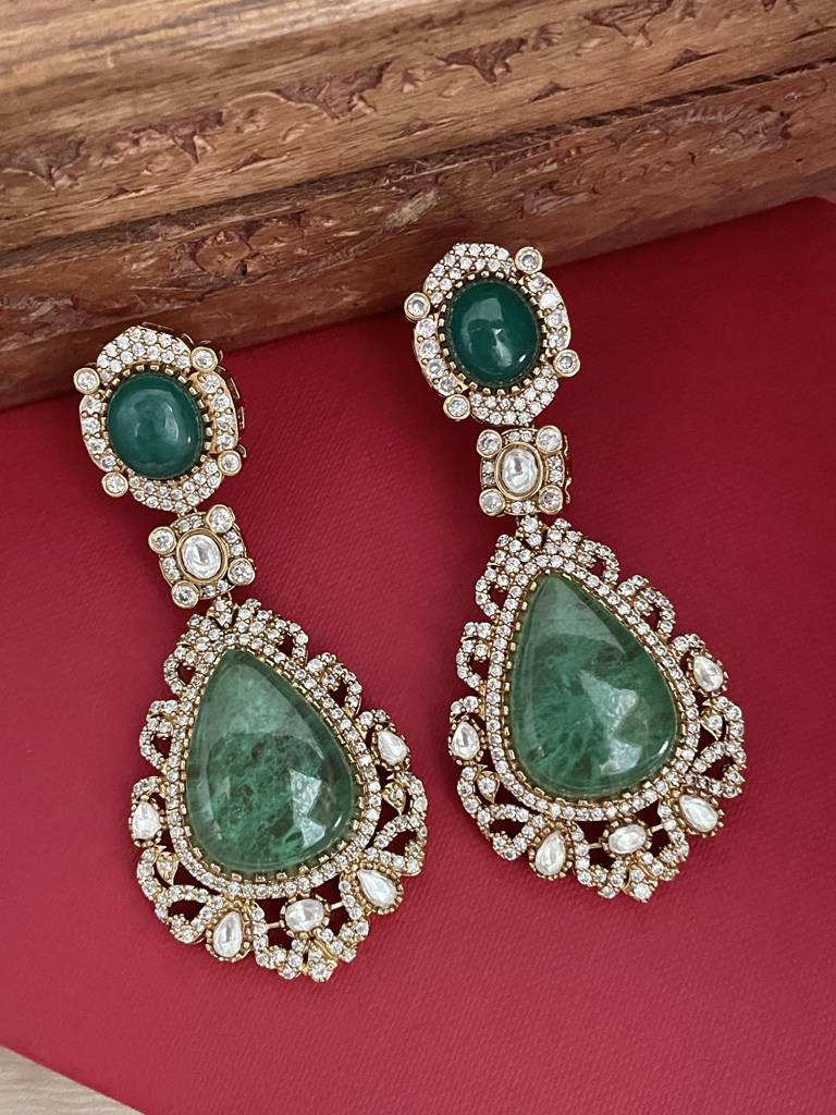 Shauryani Emerald Doublet Earrings : ER311