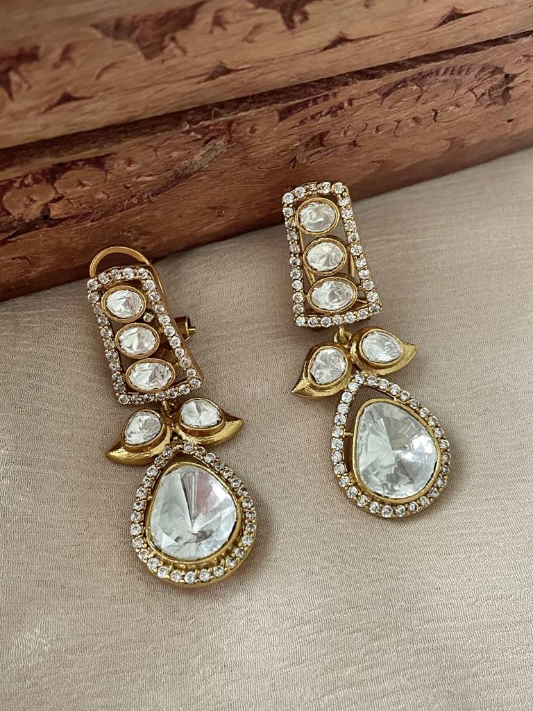Jivika Polki Earrings : ER297