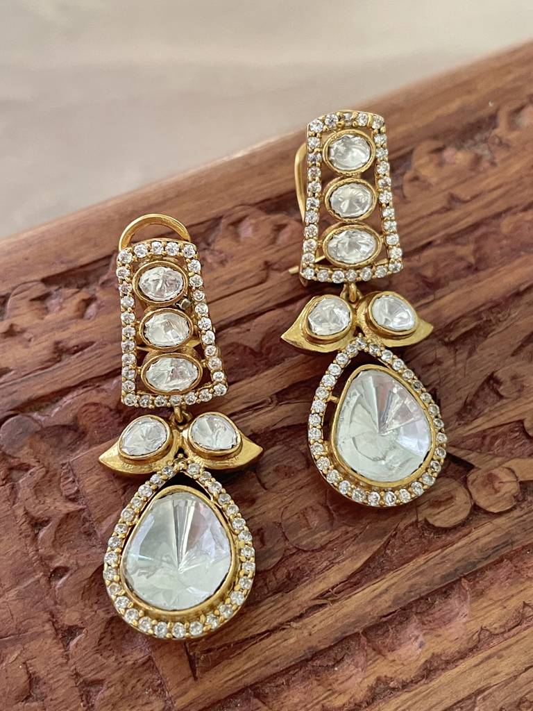 Jivika Polki Earrings : ER297