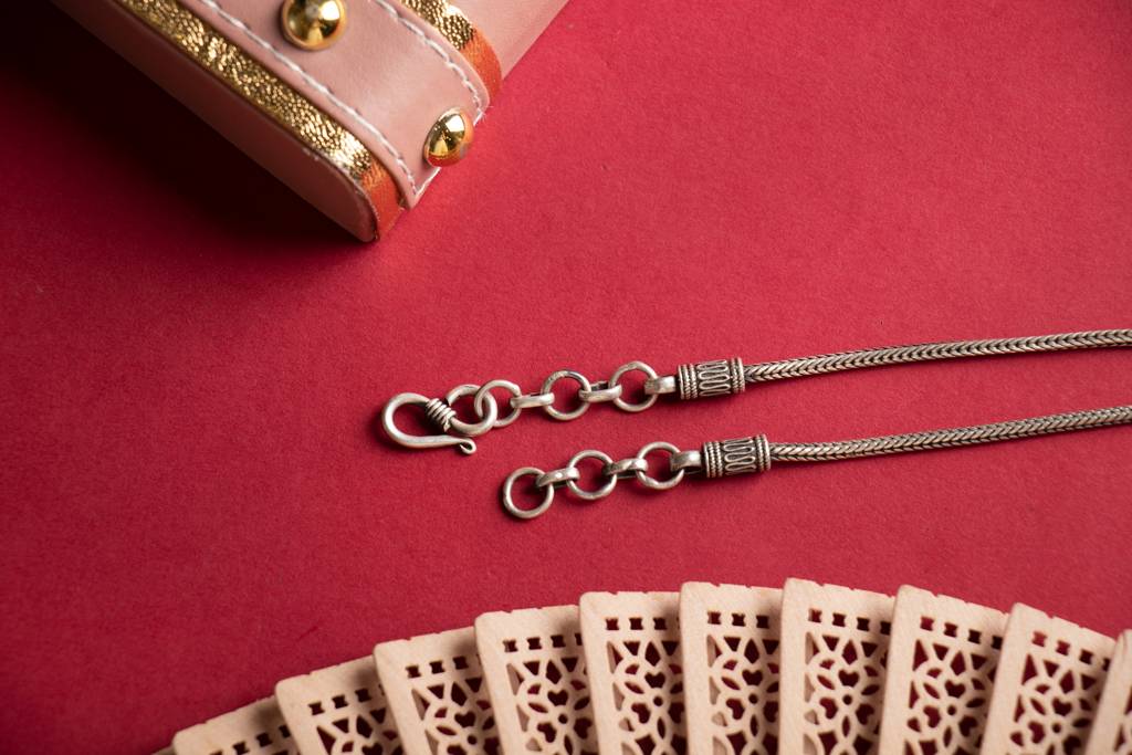 925 Sterling Silver Tattva Statement Shaahi Ghoda Jugalbandi Necklace : SN30037
