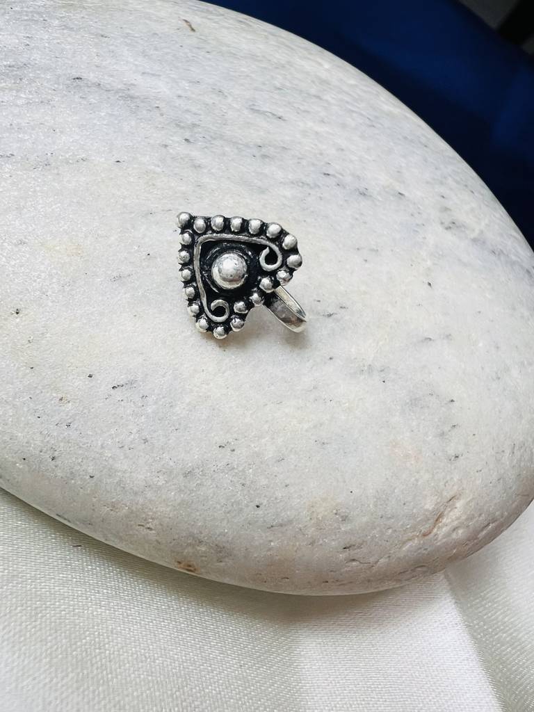 Classic Silver Clip On Nosepin : ARSNP222