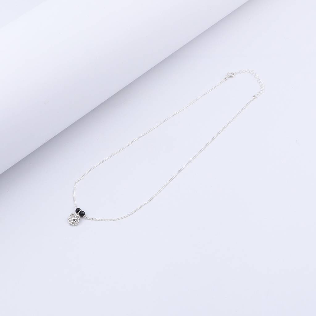 Daily Wear Silver Flower Mangalsutra : Daily_Wear_Silver_Flower_Mangalsutra_jun24