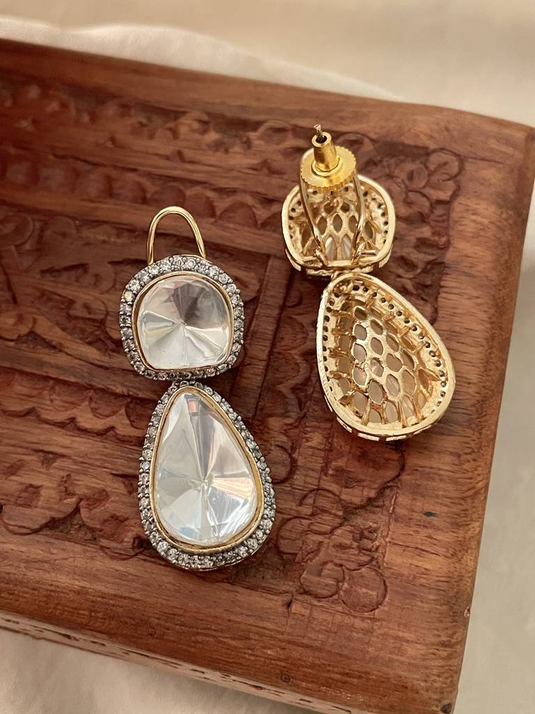 Saher Polki Studs : ER280