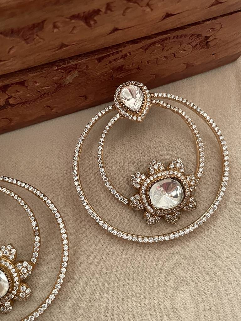Vaishnavi Polki Earrings : ER285