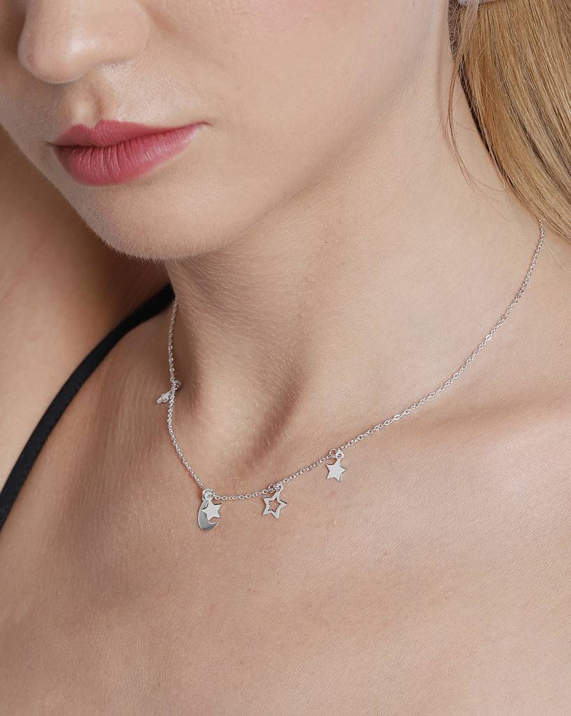 Carlton London- 925 Sterling Silver Necklace : S124102N_14