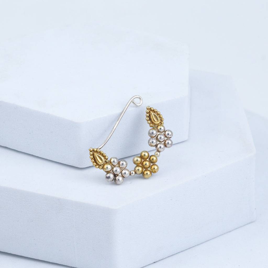 Swarna Rajat Kudi Nath: Dual Tone, Medium (Left) : Swarna_Rajat_Kudi_Nath_Clipon_Mar24-1