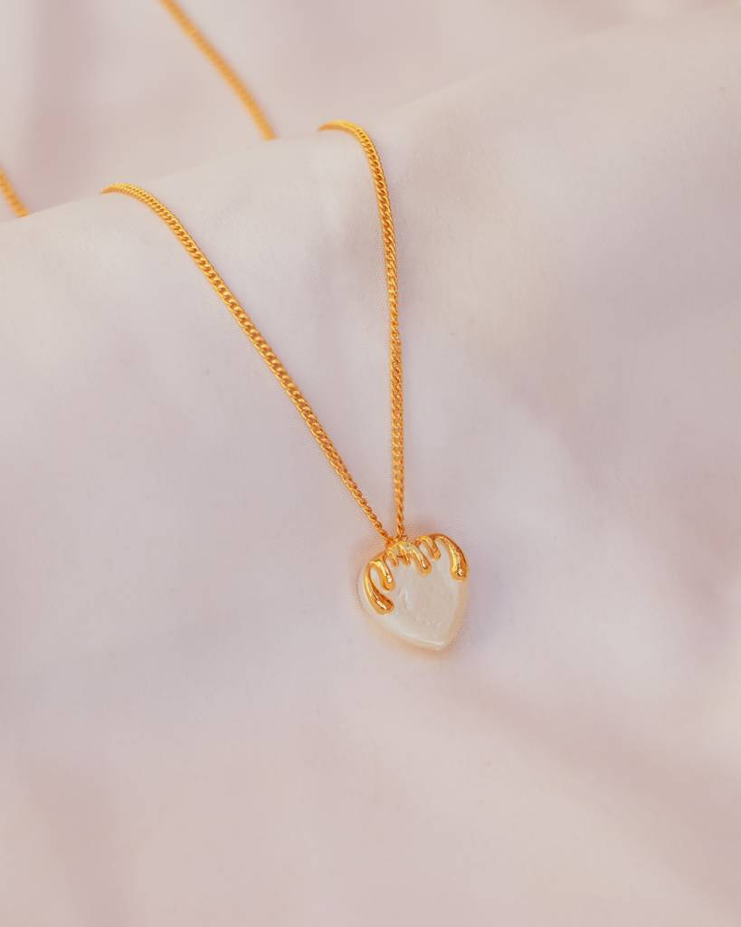 Melting Heart Neckchain- Gold