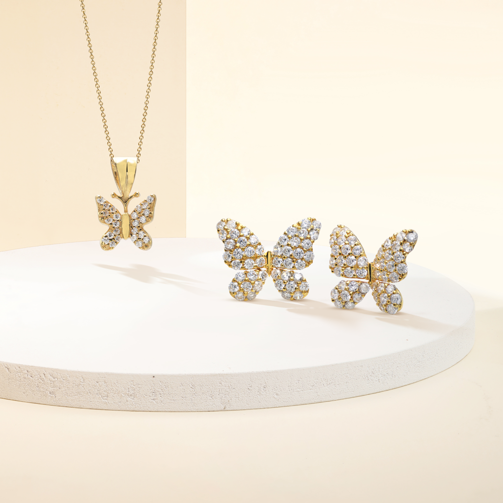 Butterfly Earrings : E2654