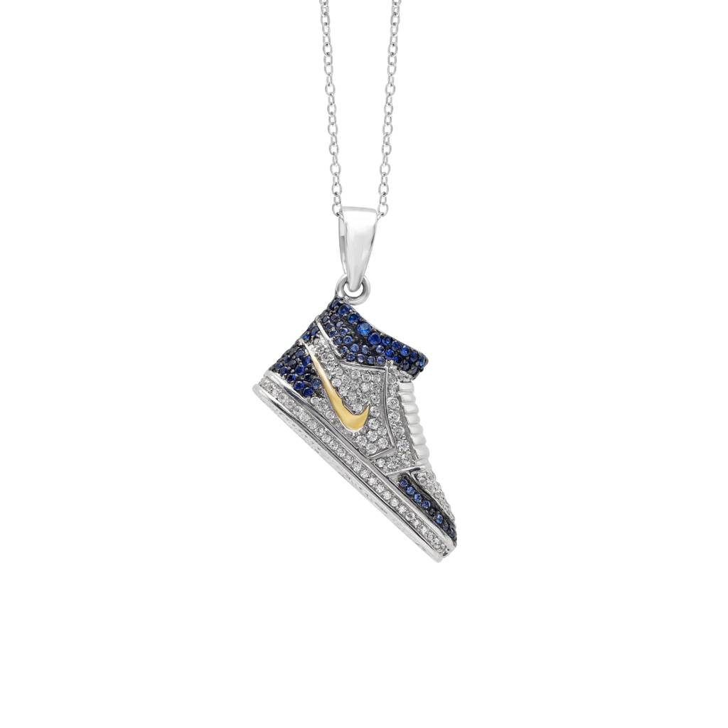 womens gold pendant jordans
