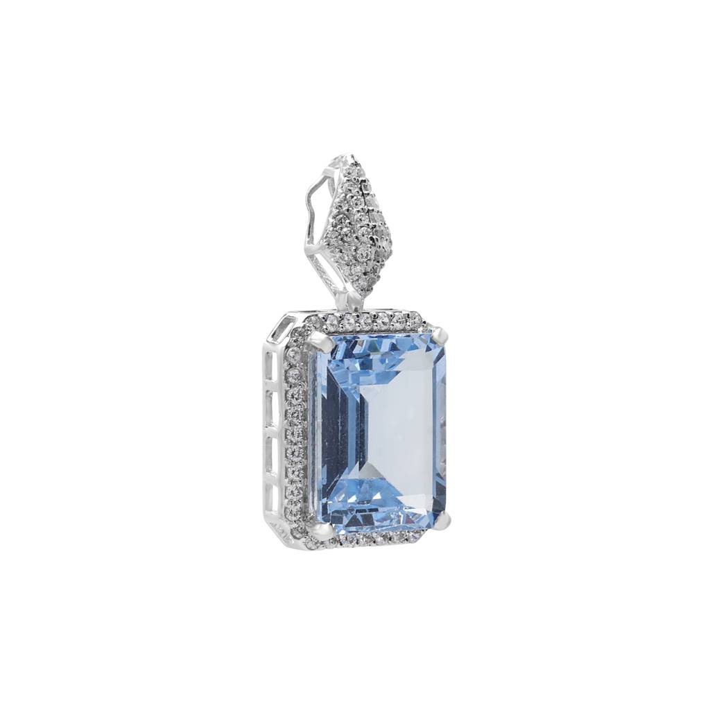 Aqua Blue Pendant : P1922