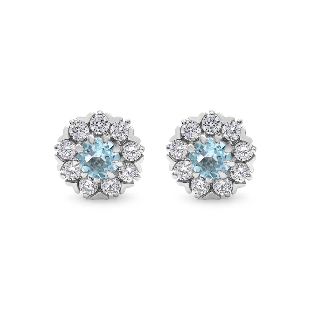 Marine Radiance Stud Earrings : E2551