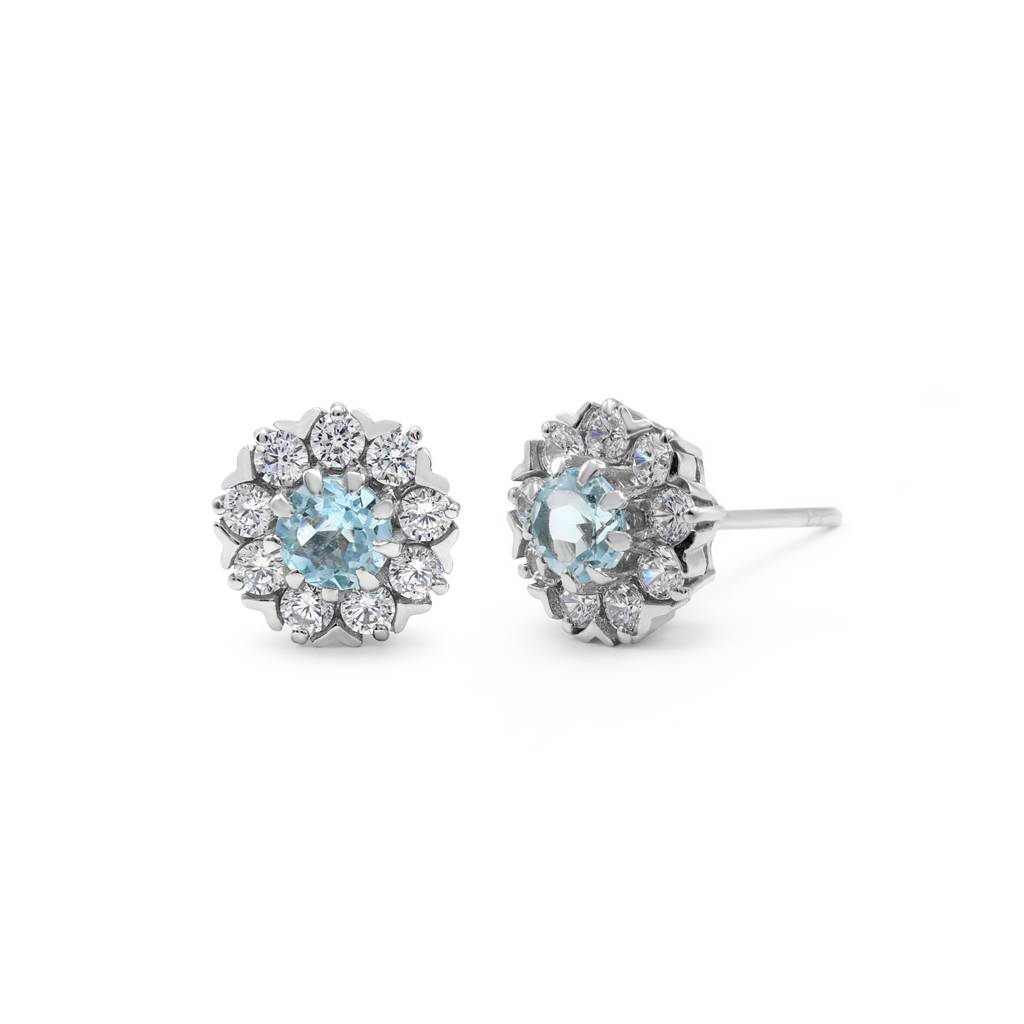 Marine Radiance Stud Earrings : E2551