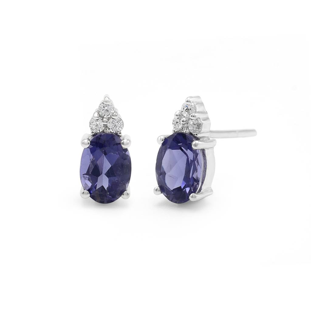 Sea Glass Stud Earrings : E2541