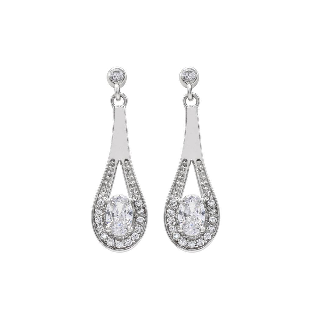 Frosted Brilliance Earrings : E2534