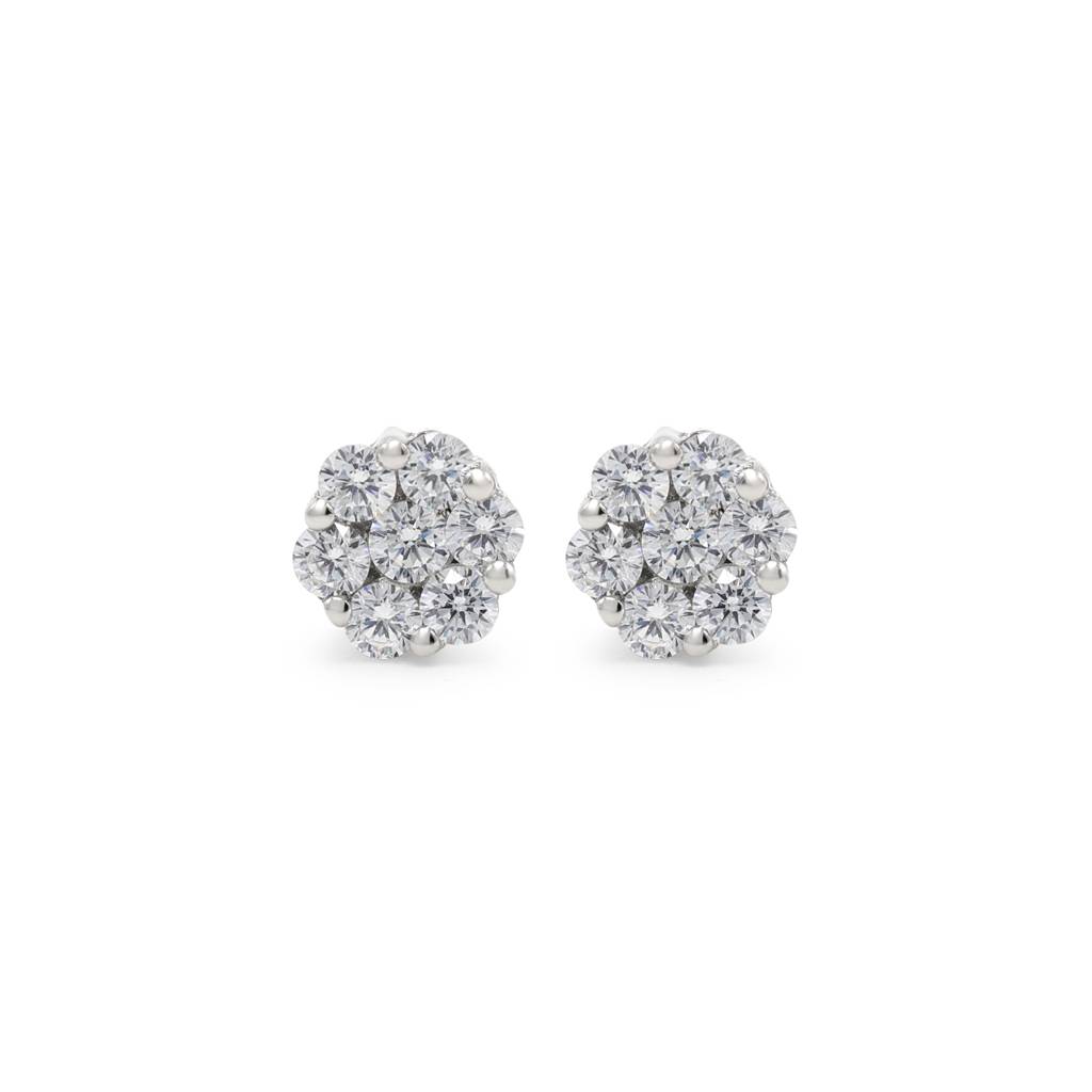 Shimmering Illusion Stud Earrings : E2691