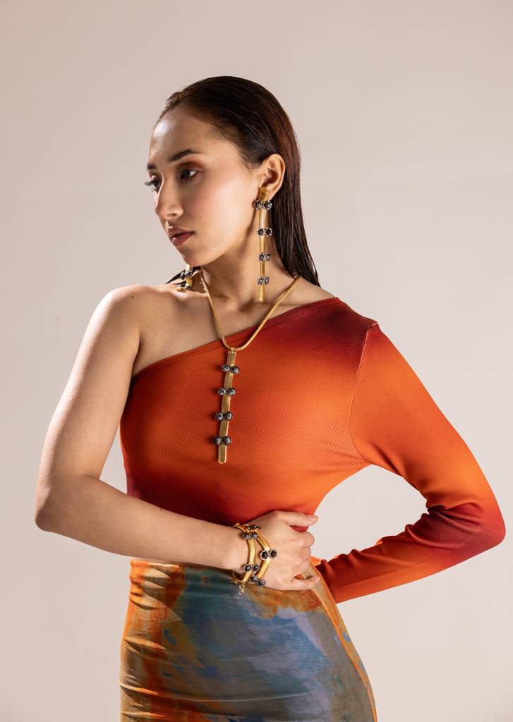 Coral Handcrafted Neckpiece : OY-2001