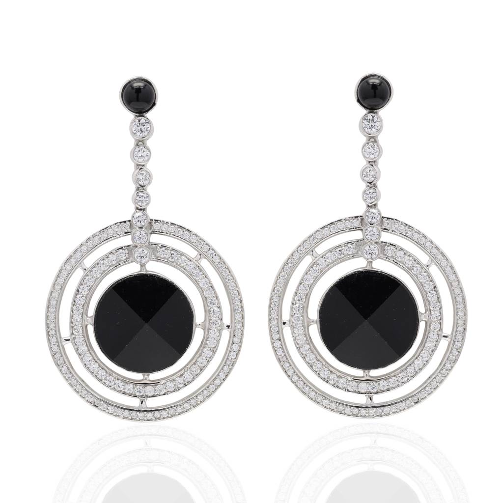 Lunar Veil Earrings : E2546